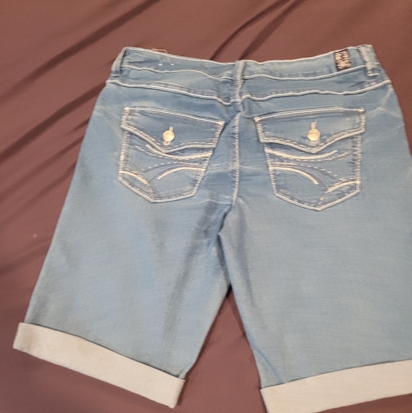 Denim shorts rhythm blues size 12 no flaws only worn once - Picture 2 of 5